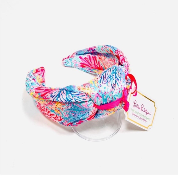 Lilly Pulitzer Splashdance Colorful
Knotted Wide Satin Sea reef
Seaweed Headband - Picture 1 of 7